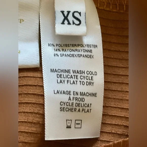 House of HARLOW 1960 One Shoulder Ribbed Dress. Size XS - Picture 4 of 13